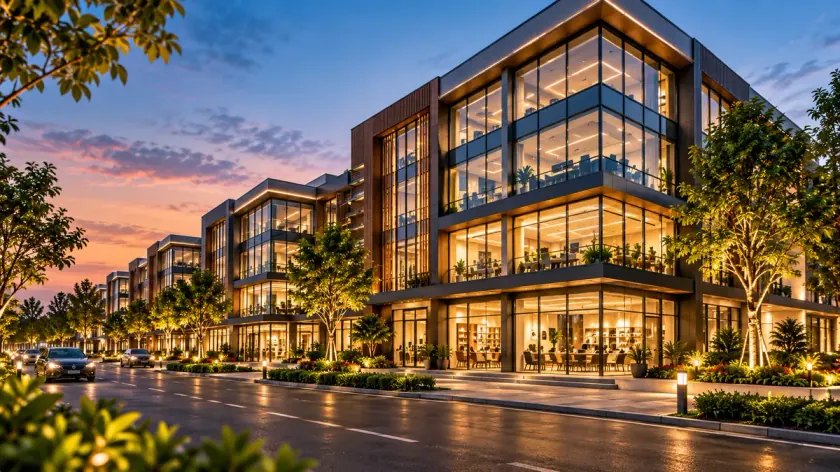 Modern premium commercial office and retail spaces in Bhubaneswar